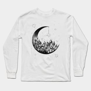 The Crystal Moon Magic Long Sleeve T-Shirt